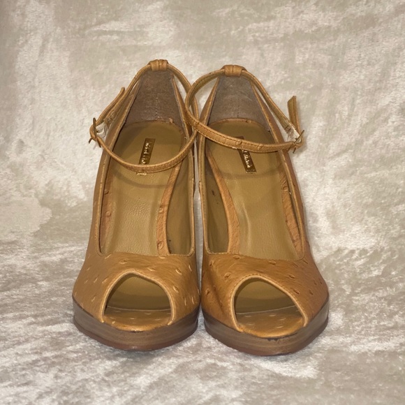 Michael Antonio Platform Peep Toe Ankle Strap Pump - Picture 6 of 9